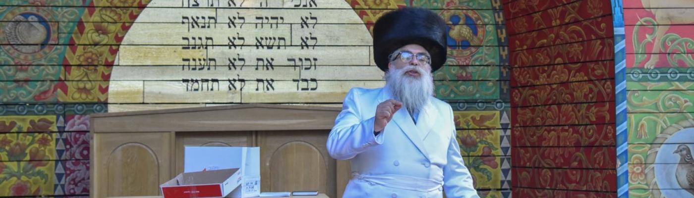 Напередодні Йом Кіпур рабин Яків Дов Блайх провів поминальну молитву в Бабиному Яру