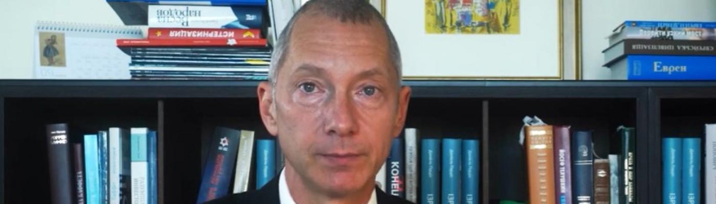 Книгу «Праведники народів світу. Україна» вручили Президенту Держави Ізраїль Іхцаку Герцогу - президент ЄКУ Борис Ложкін