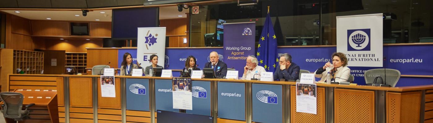  Директор ЕКУ Инна Иоффе представила в Европарламенте доклад о положении еврейской общины Украины во время войны