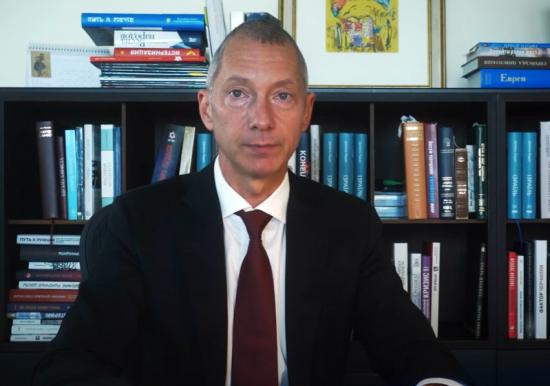 Книгу «Праведники народів світу. Україна» вручили Президенту Держави Ізраїль Іхцаку Герцогу - президент ЄКУ Борис Ложкін